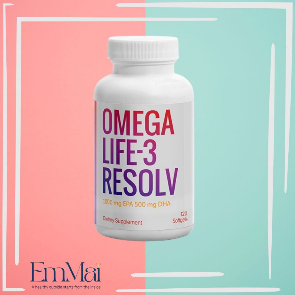 Dầu cá Omega Life 3 Resolv Unicity ngăn bệnh tim mạch, sáng mắt, đẹp da