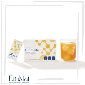 Unimate chanh gừng lemon ginger Unicity tăng cường tập trung, tỉnh táo và sức khỏe não bộ